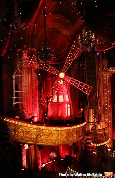 Derek McLane scenic design for "Moulin Rouge!"  Photo