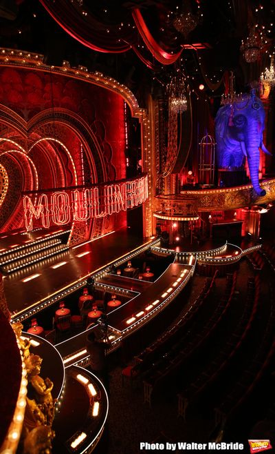 Derek McLane scenic design for "Moulin Rouge!" Photo