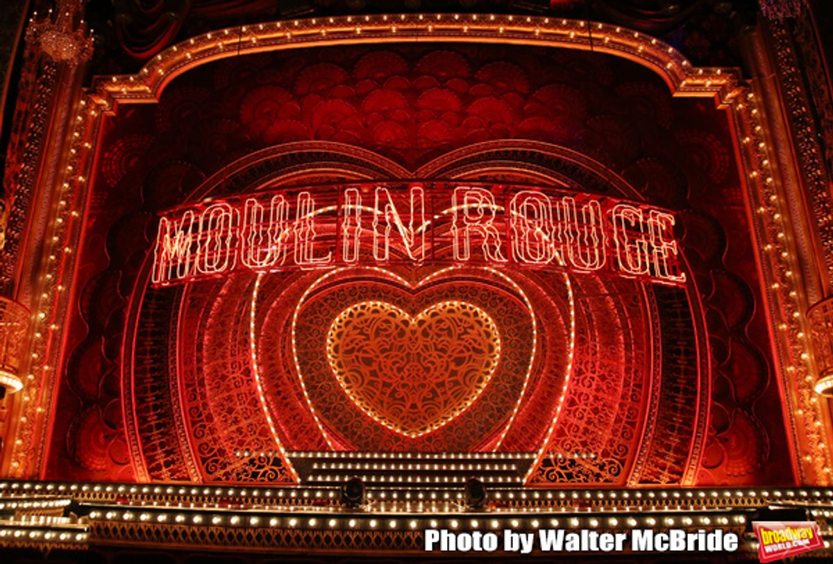 Derek McLane scenic design for 'Moulin Rouge!'  at 