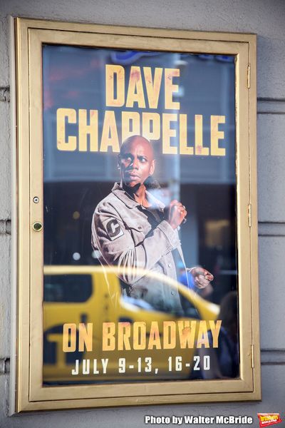 Theatre Marquee unveiling for "Dave Chappelle on Broadway" at the Lunt-Fontanne on Ju Photo