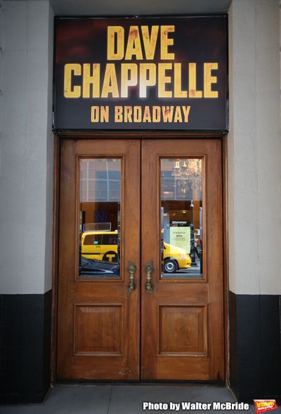 Theatre Marquee unveiling for "Dave Chappelle on Broadway" at the Lunt-Fontanne on Ju Photo