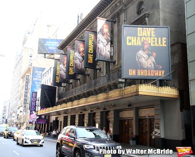 Theatre Marquee unveiling for "Dave Chappelle on Broadway" at the Lunt-Fontanne on Ju Photo