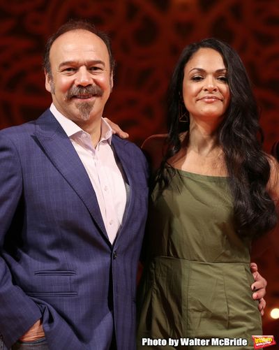 Danny Burstein and Karen Olivio  Photo