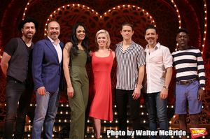 Tam Mutu, Danny Burstein, Karen Olivio, Robyn Hurder, Aaron Tveit, Ricky Rojas and Sa Photo