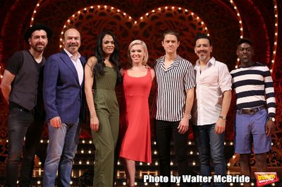 Tam Mutu, Danny Burstein, Karen Olivio, Robyn Hurder, Aaron Tveit, Ricky Rojas and Sa Photo