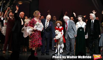 Clarke Thorell, Anthony Warlow, Katie Finneran, Charles Strouse, Lilla Crawford, Sunn Photo
