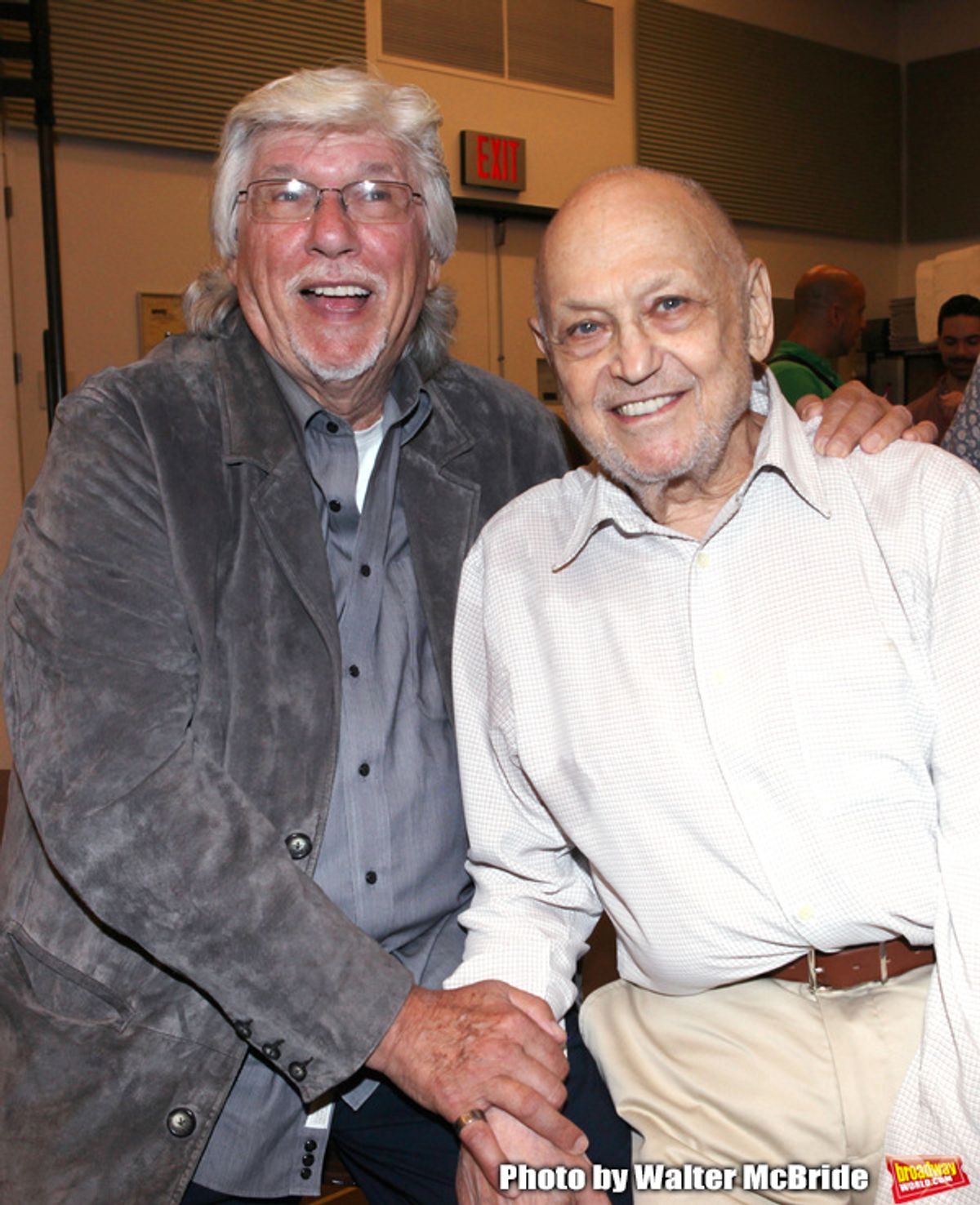 Martin Charnin & Charles Strouse attending the Meet & Greet for 'ANNIE' at The New 42nd Street Rehearsal Studios in New York City on September 112, 2012 at 