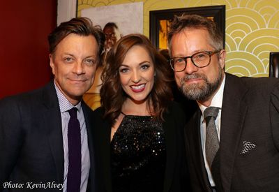 Jim Caruso, Laura Osnes, Fred Lassen Photo
