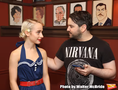 Sophia Anne Caruso and Alex Brightman Photo