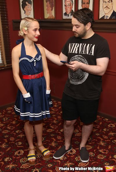 Sophia Anne Caruso and Alex Brightman Photo