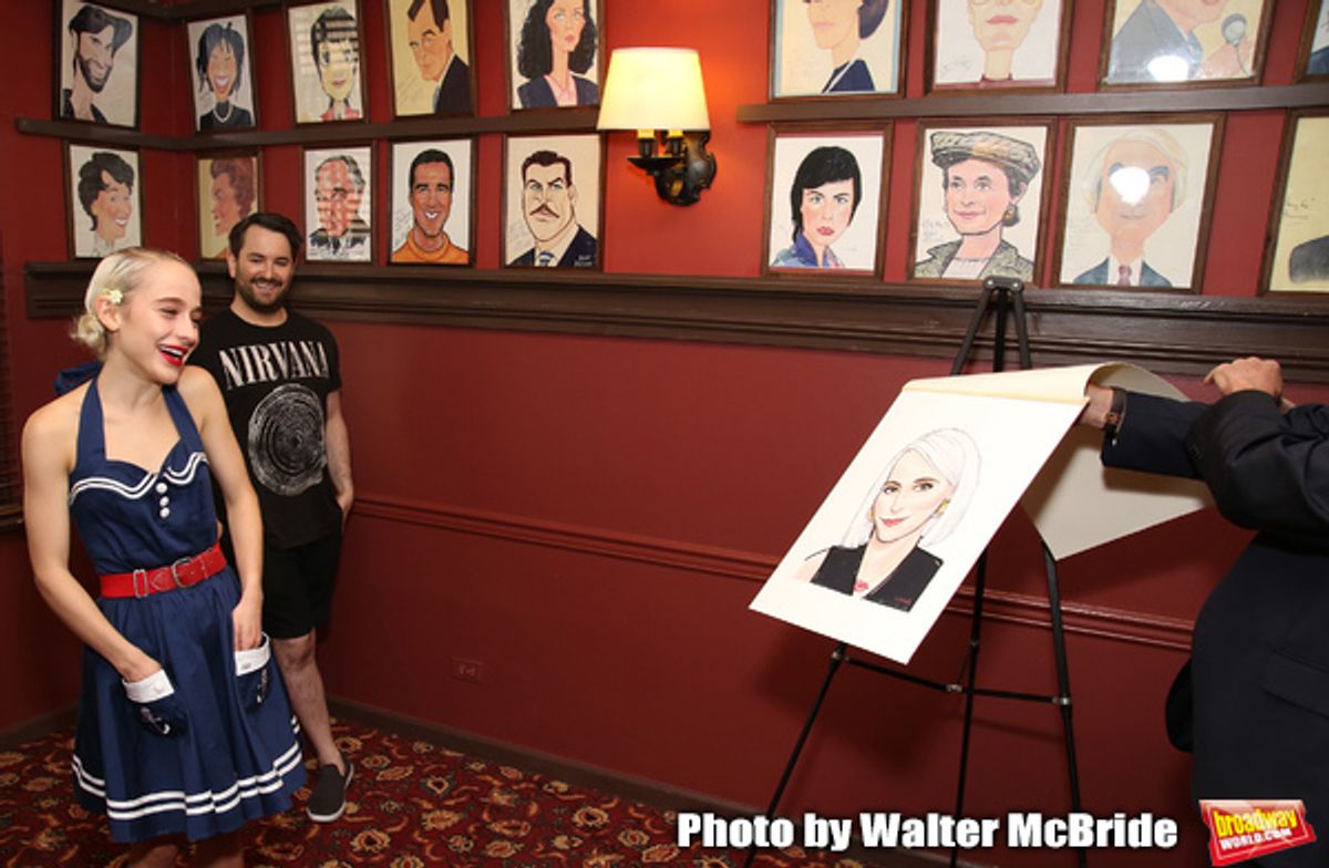 Sophia Anne Caruso and Alex Brightman at 