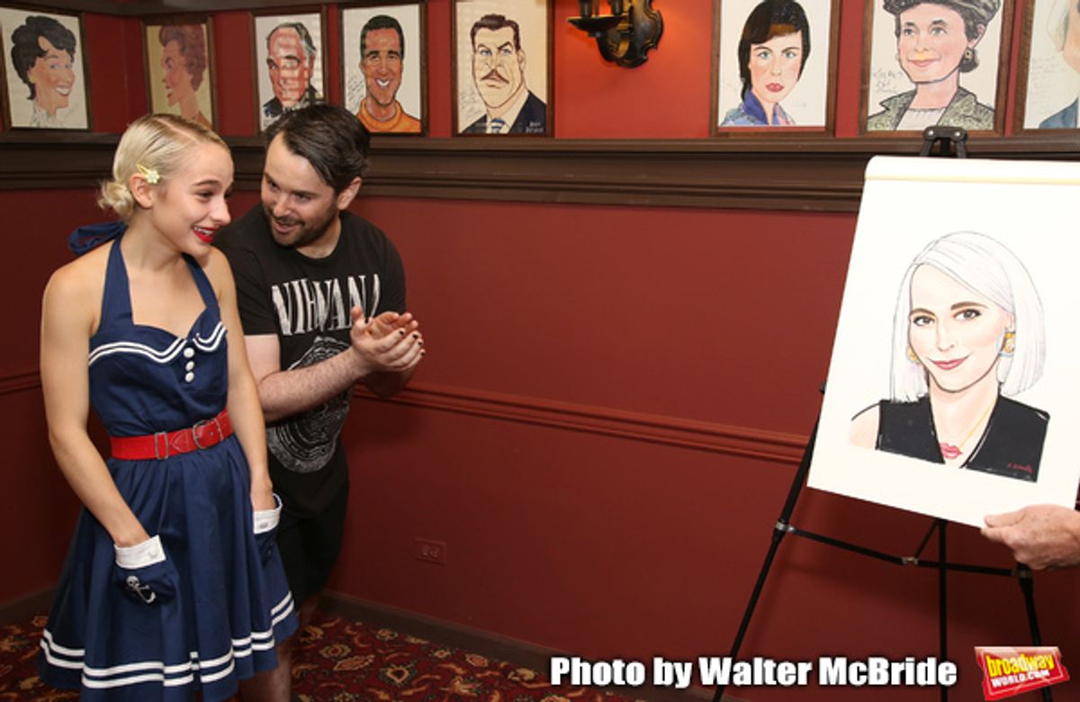 Sophia Anne Caruso and Alex Brightman at 