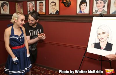 Sophia Anne Caruso and Alex Brightman Photo