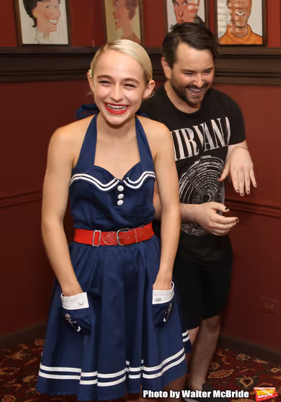 Sophia Anne Caruso and Alex Brightman Photo