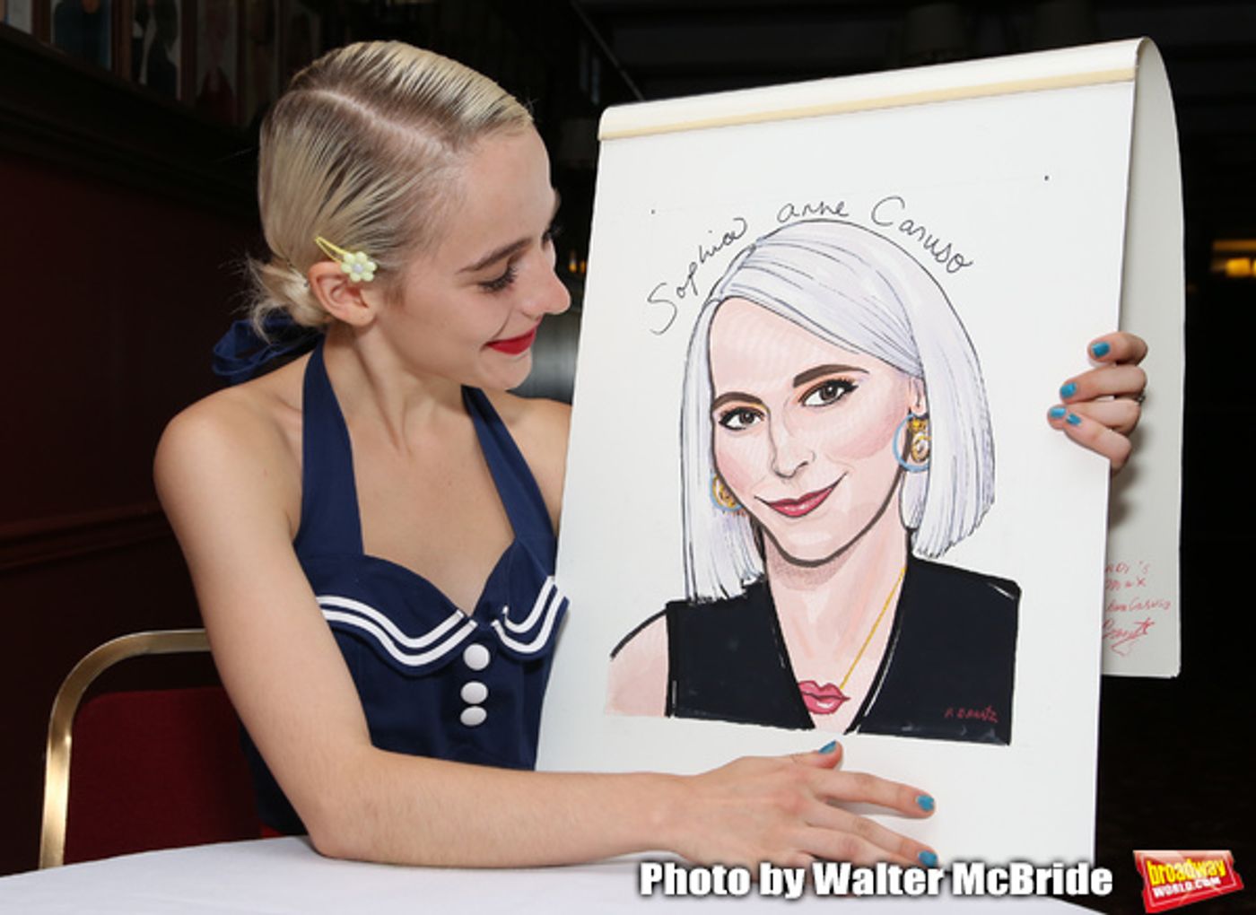 Photo Coverage: Sophia Anne Caruso Honored With Sardi's Portrait  Image