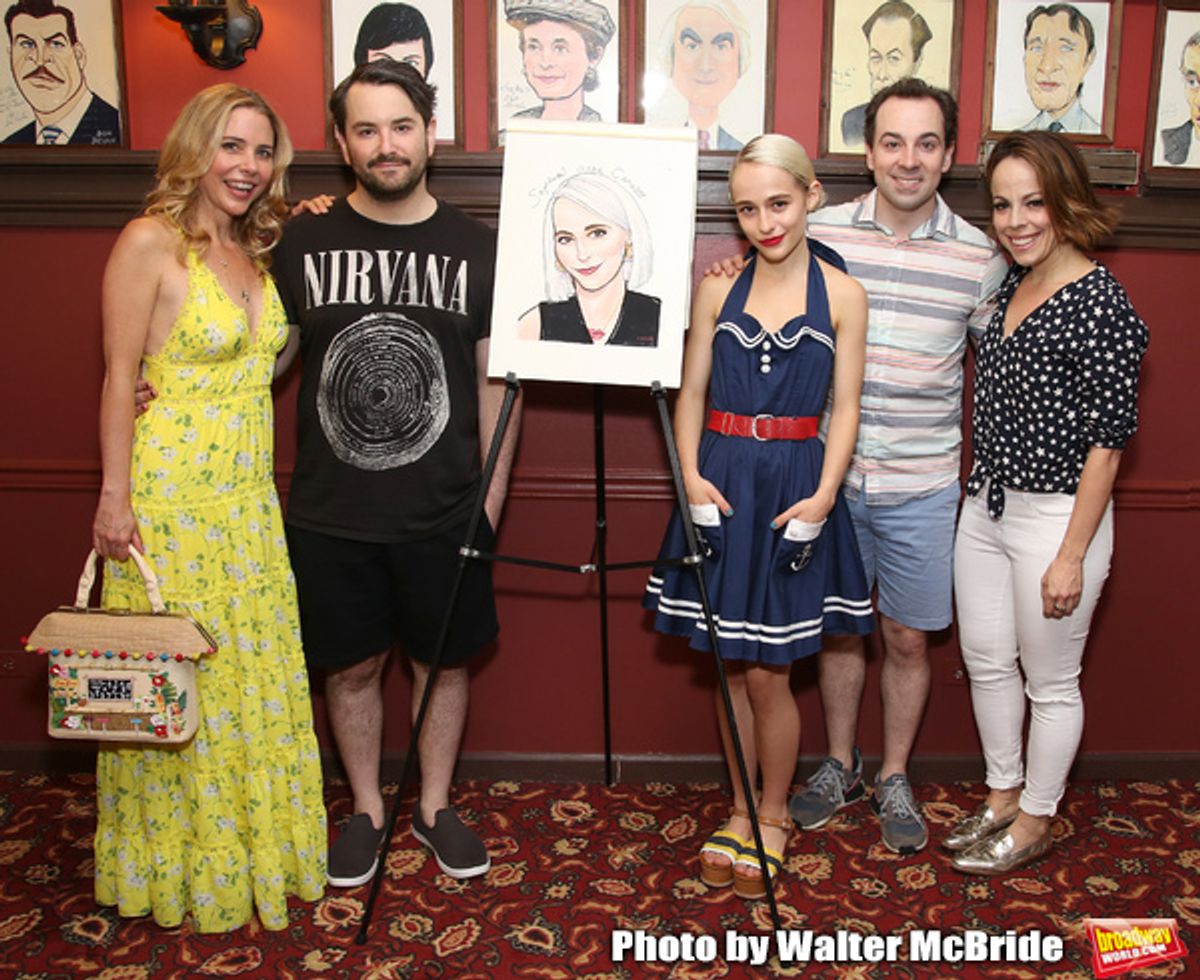 Kerry Butler, Alex Brightman, Sophia Anne Caruso, Rob McClure and Leslie Kritzer  at 