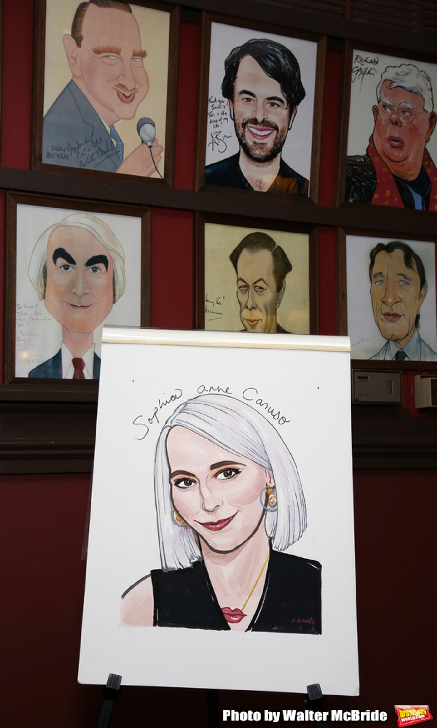 Photo Coverage: Sophia Anne Caruso Honored With Sardi's Portrait  Image