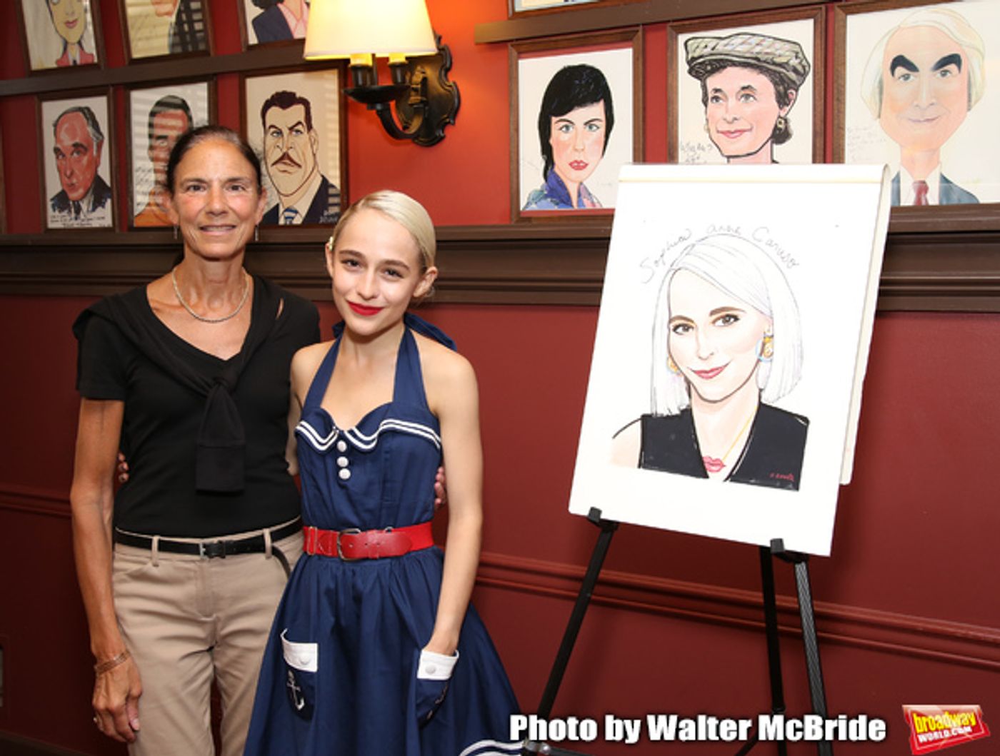 Photo Coverage: Sophia Anne Caruso Honored With Sardi's Portrait  Image