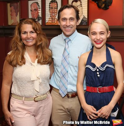Sophia Anne Caruso with her mother, Deena Moe Caruso and father, Steve Caruso Photo