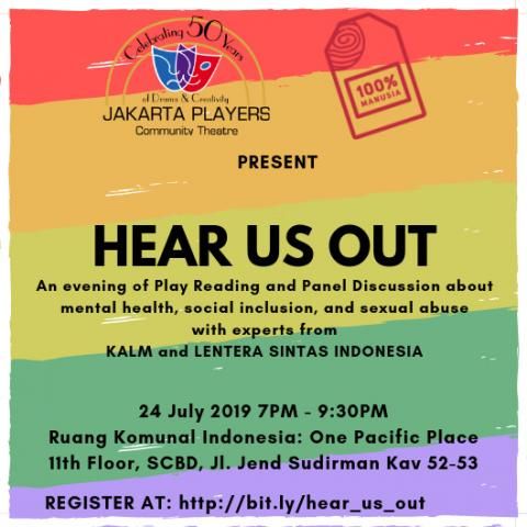 BWW Previews: Activism Play Reading HEAR US OUT at RUANG KOMUNAL INDONESIA  Image