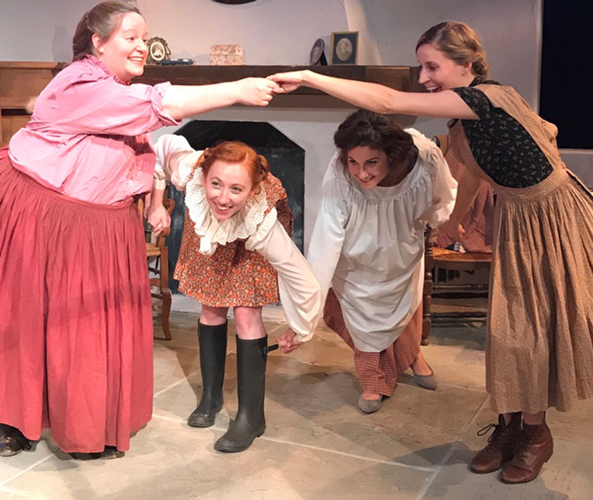 Lane Allison, Sandra Kate Burck,
Caroline Klidonas and Ann Marie Wilding at 