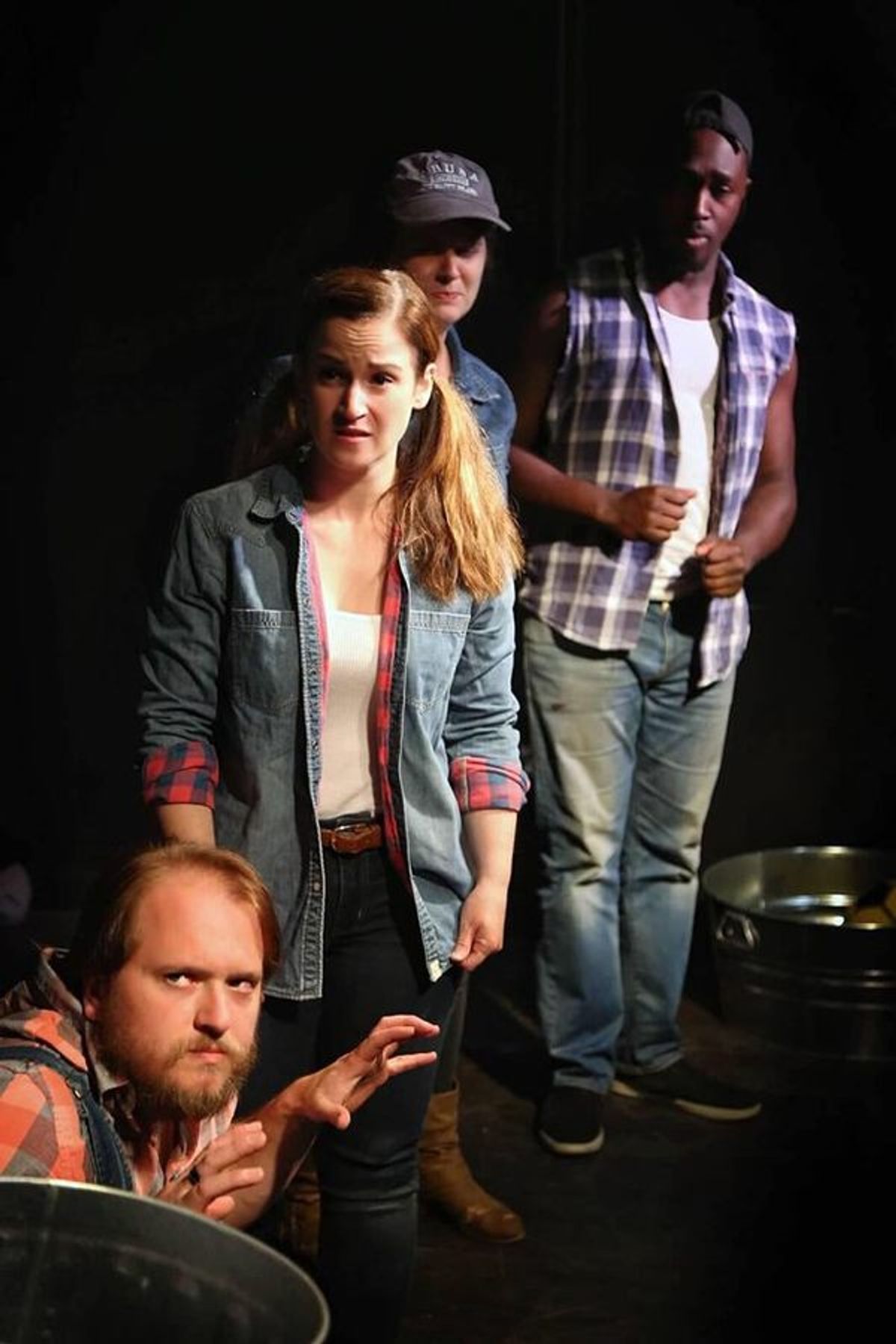 Ian Hudgins, Betsy Rinaldi, Sarah Quintiliani, and Ibrahima Tylar Jahumpa at 