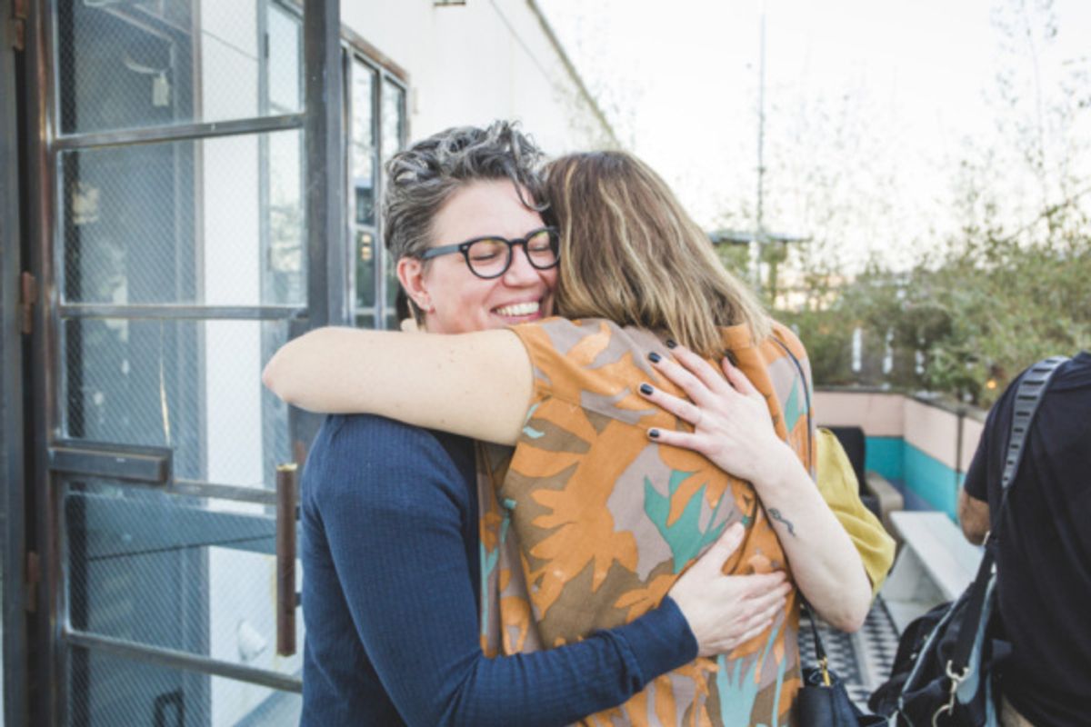 Sarah Gubbins and Bekah Brunstetter  at 