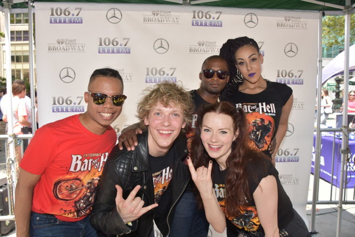 From The Cast of Bat Out Of Hell-Avionce Hoyles, Andrew Polec, Tyrick Wiltez Jones, Christina Bennington and Danielle Steers at 