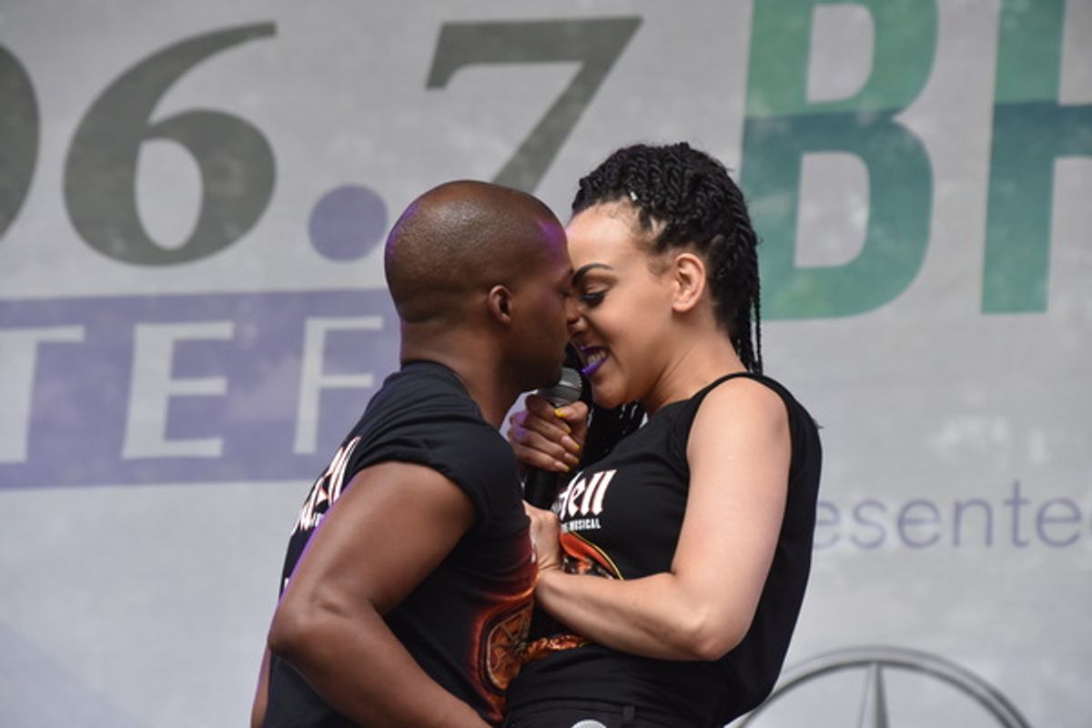 Tyrick Wiltez Jones and Danielle Steers at 