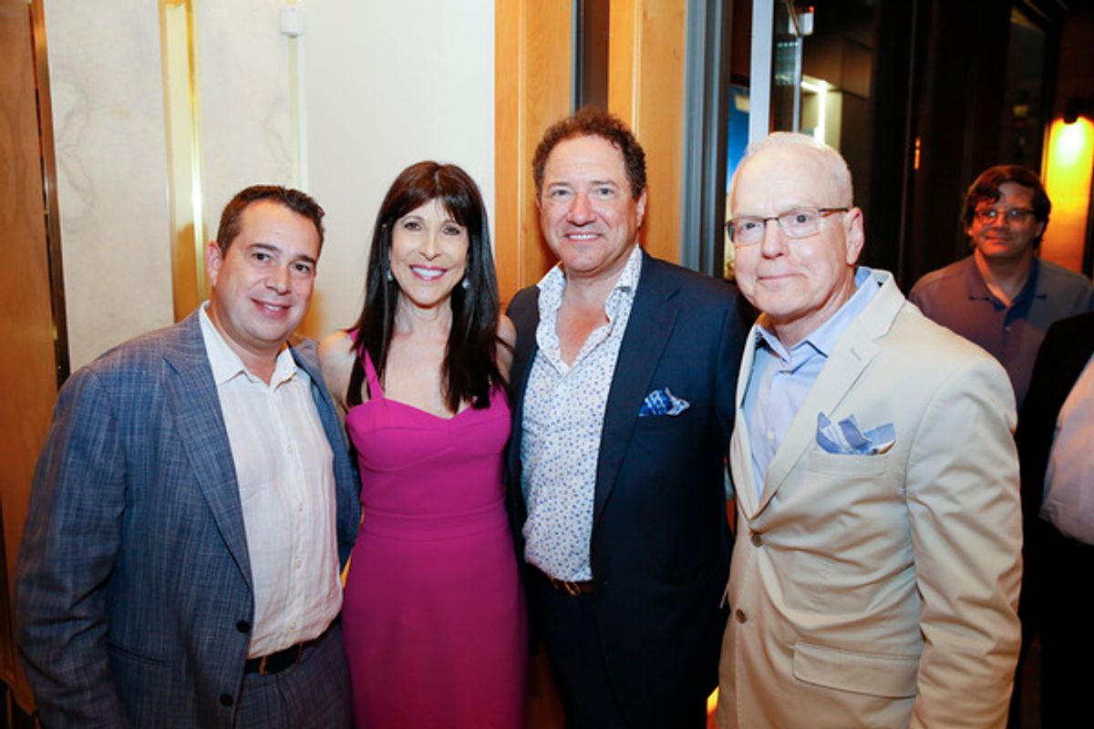 Kenny Wax, Catherine Schreiber, Kevin McCollum and Center Theatre Group Producing Director Douglas C. Baker  at 