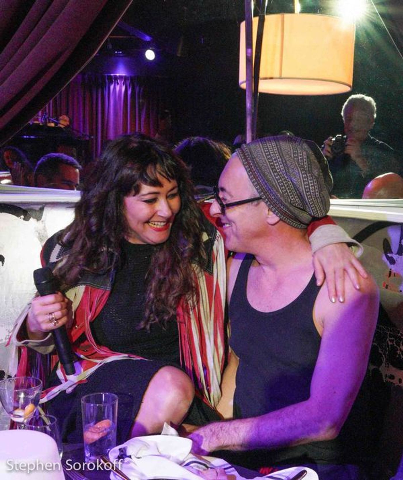 Photo Coverage: Alan Cumming Visits Frances Ruffelle at The Green Room 42  Image