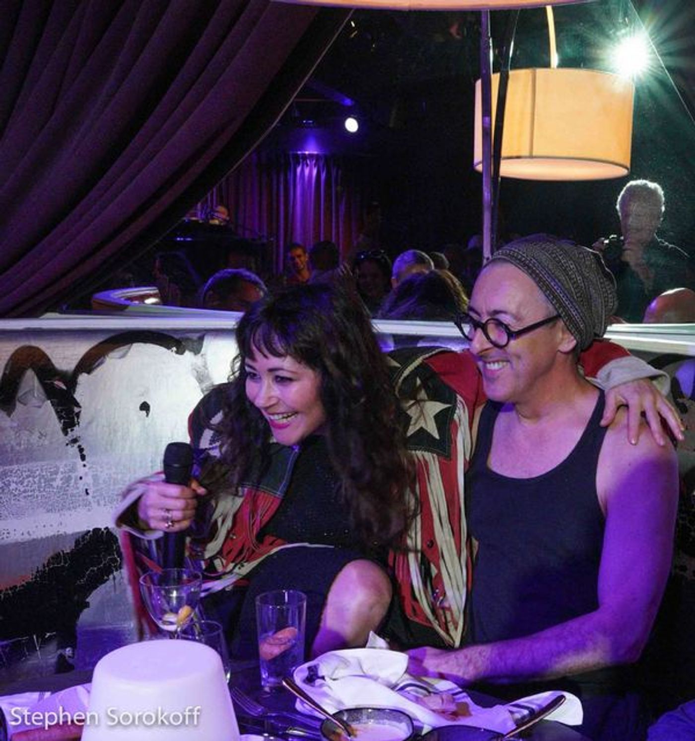 Photo Coverage: Alan Cumming Visits Frances Ruffelle at The Green Room 42  Image