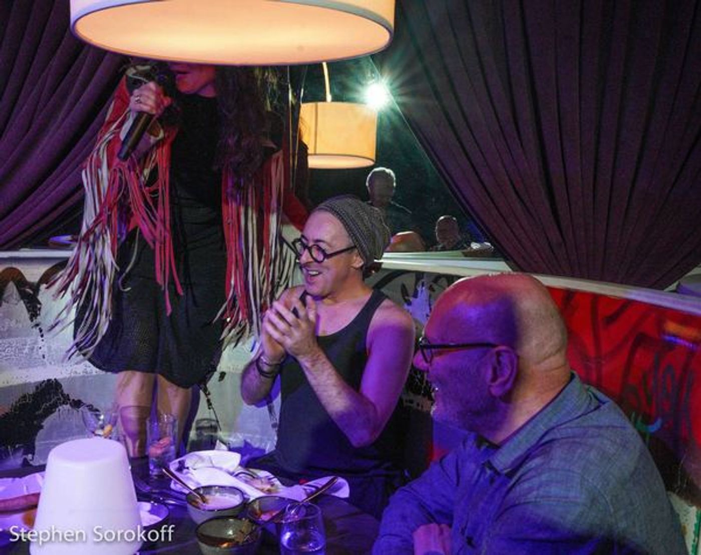 Photo Coverage: Alan Cumming Visits Frances Ruffelle at The Green Room 42  Image