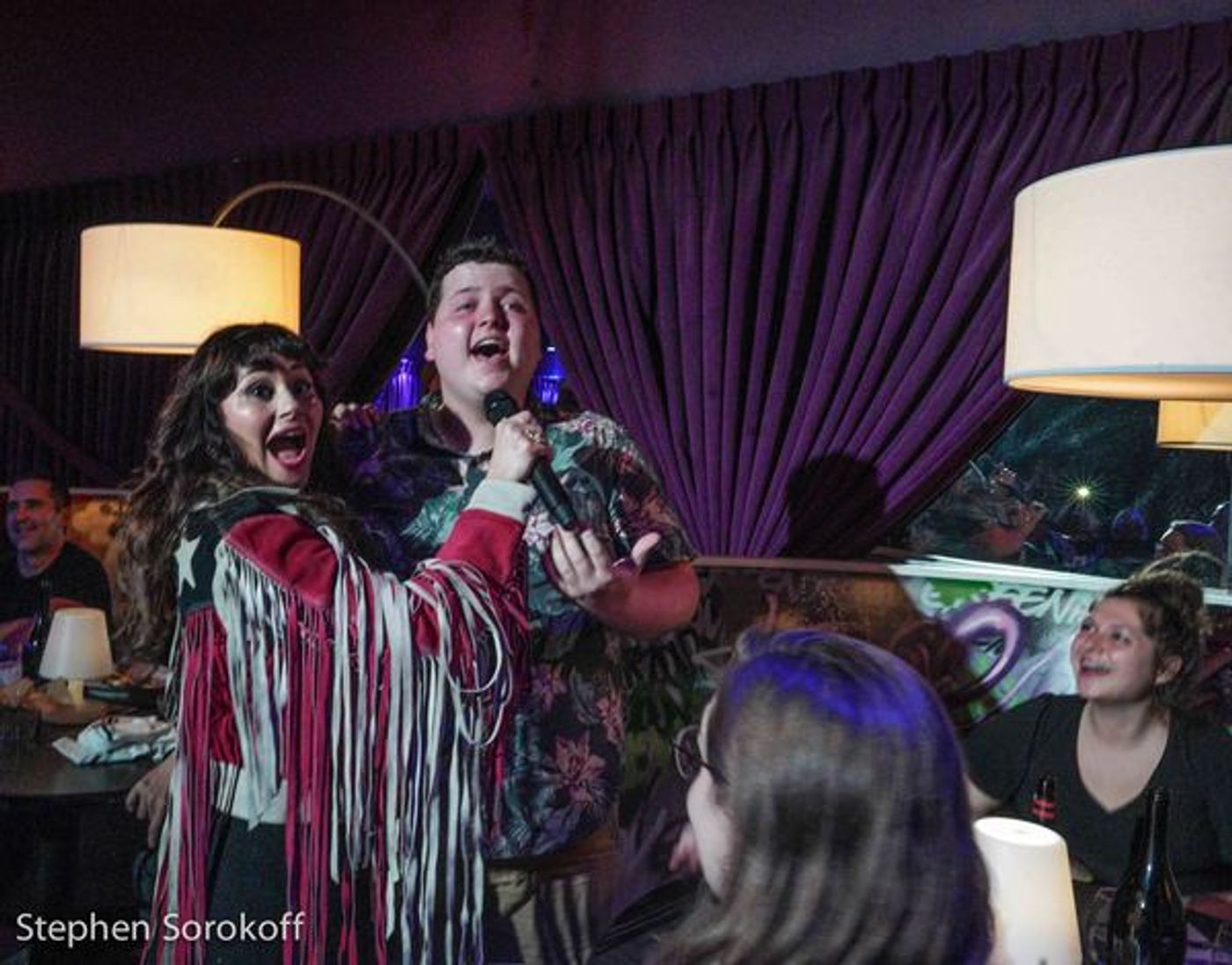 Photo Coverage: Alan Cumming Visits Frances Ruffelle at The Green Room 42  Image