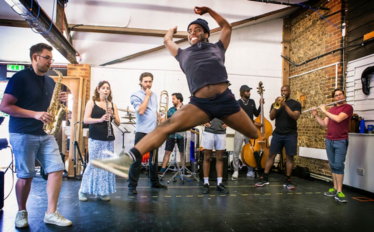 Andre Fabien Francis and cast at 