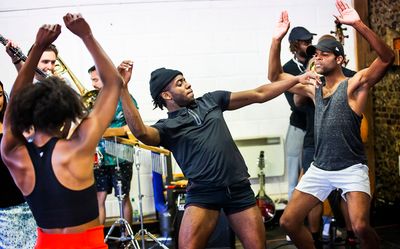 Chioma Uma, Andre Fabien Francis, Jay Perry, and cast Photo