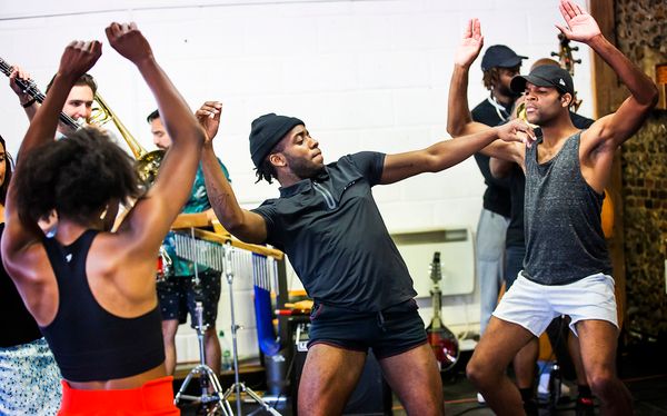 Chioma Uma, Andre Fabien Francis, Jay Perry, and cast Photo
