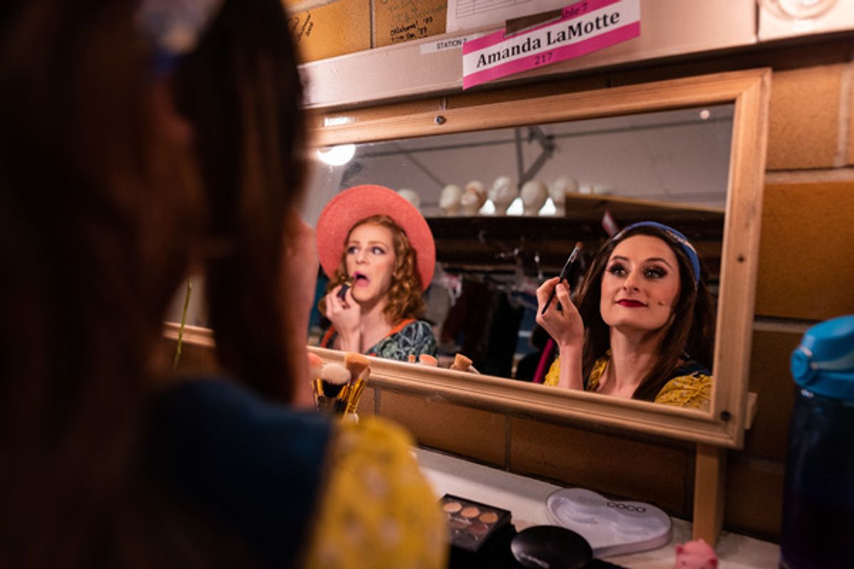 Katie Griffith, Amanda LaMotte at 