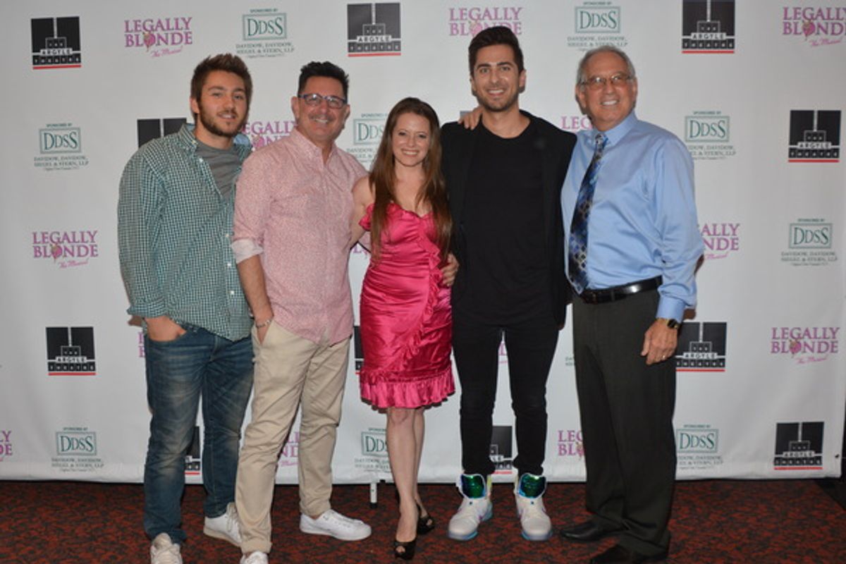 Dylan Perlman, Evan Pappas, Antoinette DiPietropolo, Jonathan Brenner and Mark Perlman at 