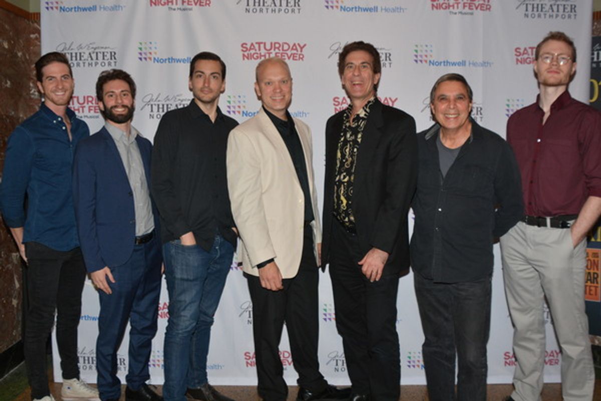 Music Director Chris Rayis with members of the band that includes-Jordan Cummingham, Robert Dalpiaz, Joel Levy, Ethan Hack-Chabot, Russell Brown and Peter Greco at 