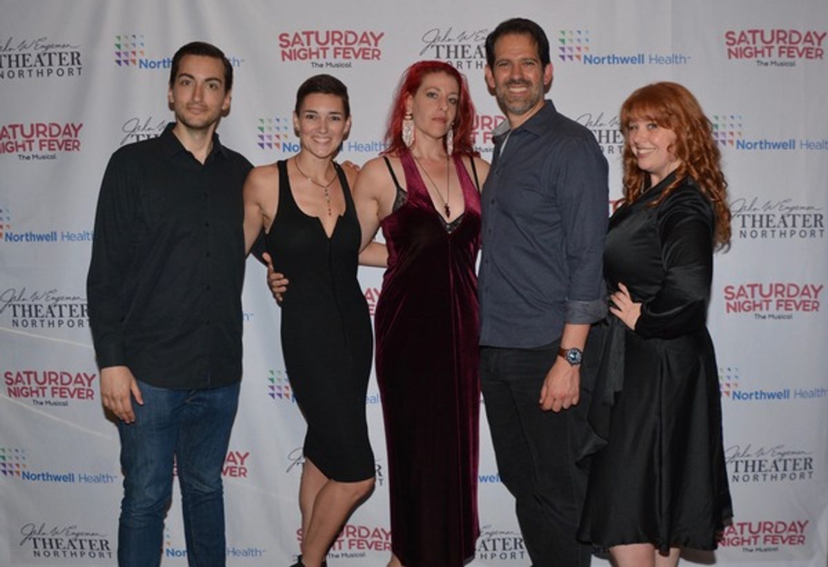 Chris Rayis (Music Director), Emily Ulrich (Associate Choreographer), Beton Tuner-Bryan (Choreographer), Richard Dole (Director) and Jennifer Collester Tully (Director of Productiobns) at 