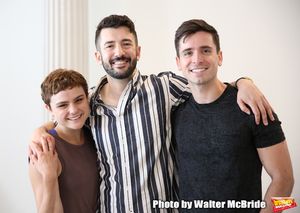 Melanie Moore, Al Blackstone and Matt Doyle during a press Sneak-Peek for The Joyce T Photo