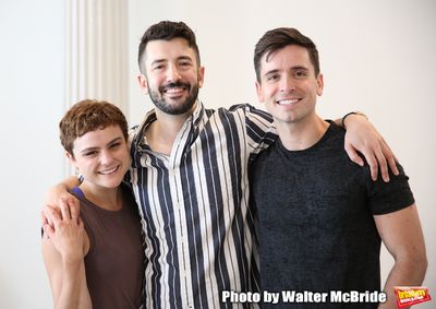 Melanie Moore, Al Blackstone and Matt Doyle during a press Sneak-Peek for The Joyce T Photo