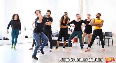 Matt Doyle and cast  Photo