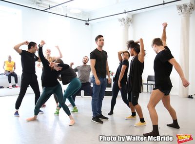Matt Doyle and cast  Photo