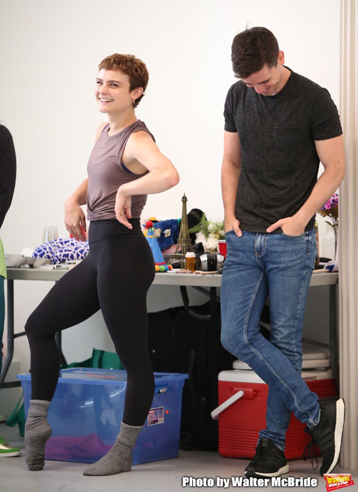 Melanie Moore and Matt Doyle at 