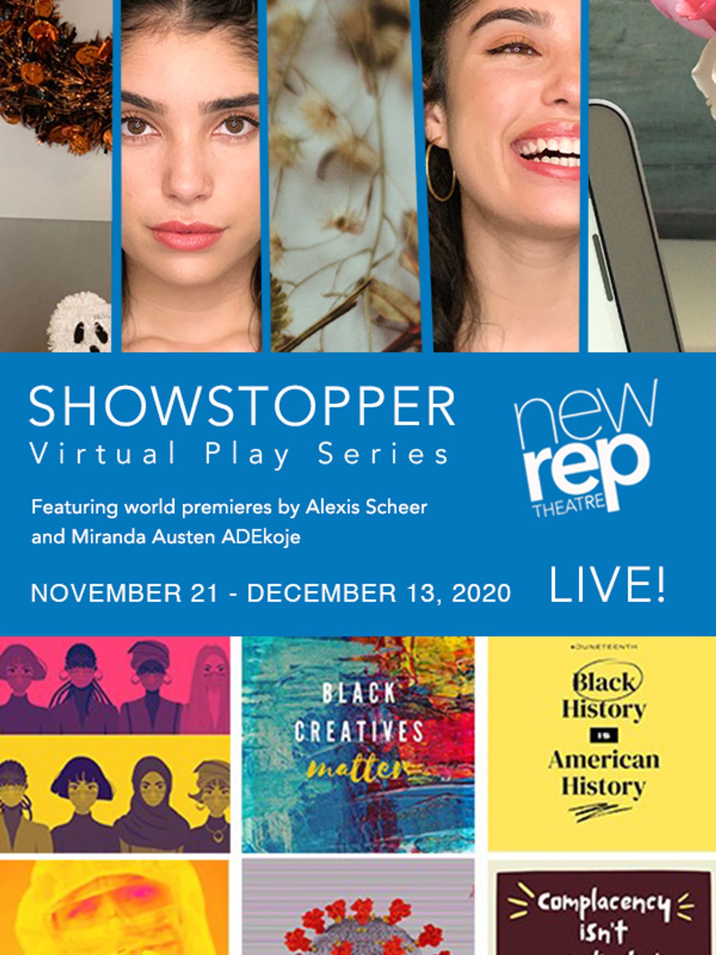 Live Premieres Virtually at New Rep  Image