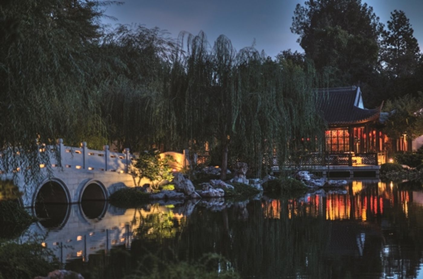 Theatre in Historic Places: NIGHTWALK IN THE CHINESE GARDEN at The Huntington  Image