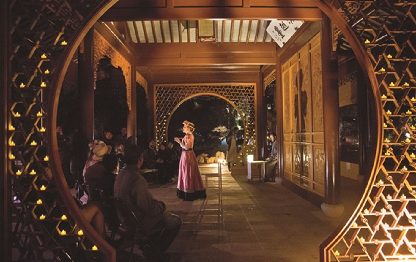 Theatre in Historic Places: NIGHTWALK IN THE CHINESE GARDEN at The Huntington  Image
