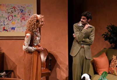 Bob (Siddhartha Rajan) reluctantly finds himself in therapy with Charlotte (Lynne Bak Photo